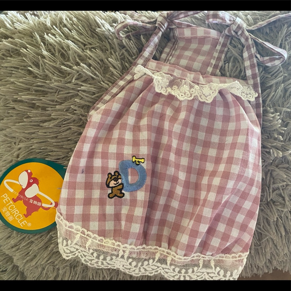 Dress for small dogs size XS new with tags